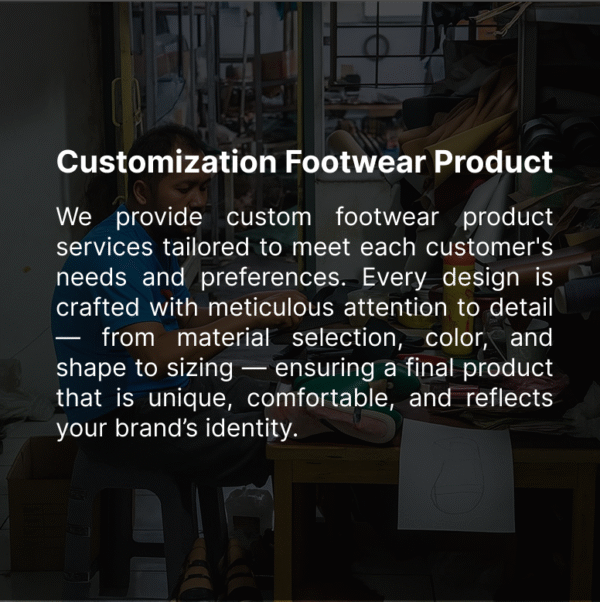 customization footwear product