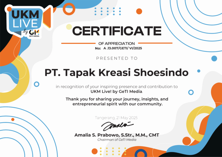 getimedia certificate appreciation ukm